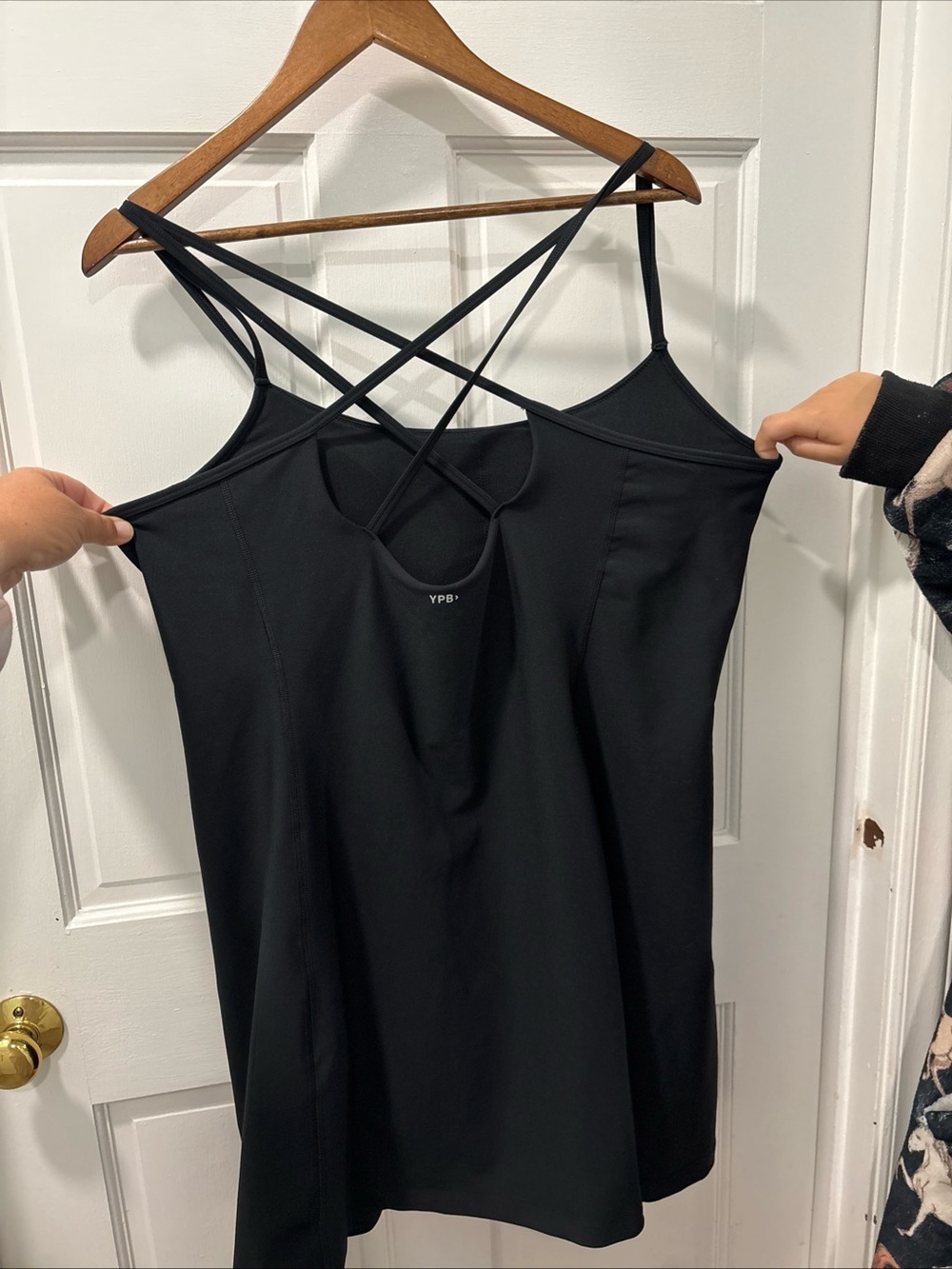 YPB Abercrombie & Fitch Women’s Sculptlux Athletic Dress Size XL Black NWOT - Picture 4 of 10